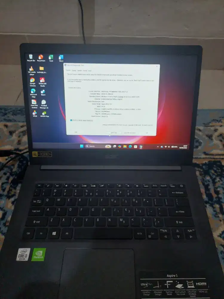 Laptop Mulus Gacor SATSET  I3 Gen 10 Ram 8 SSD 256 3.5 jt saja