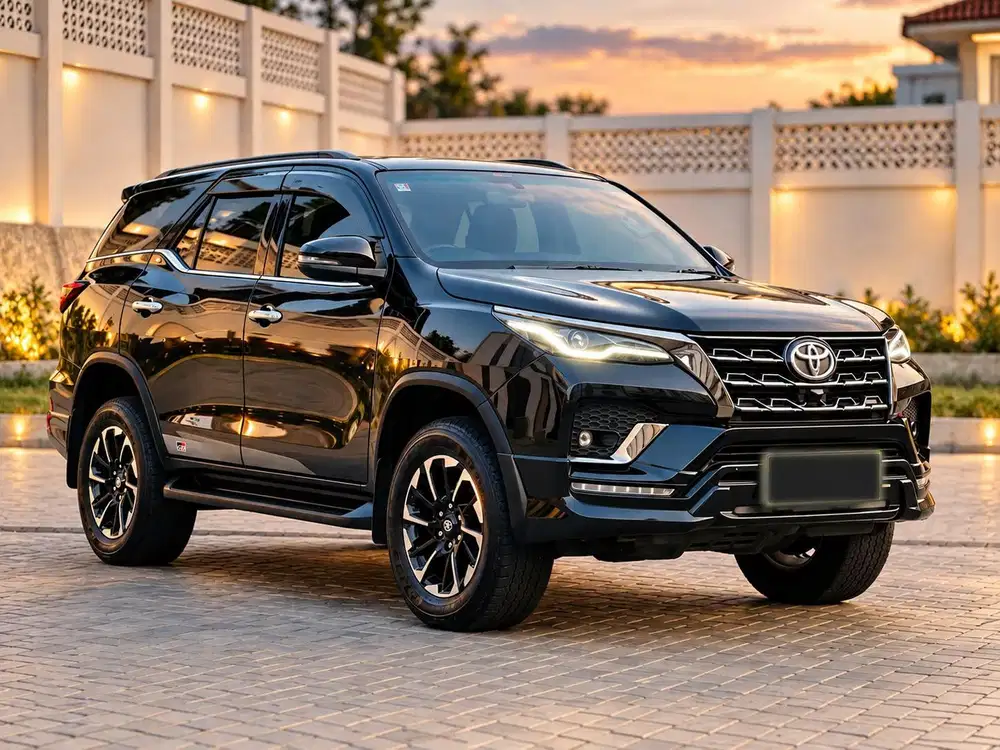 TOYOTA FORTUNER GR 2.8AT 2022, HITAM, KM 40rban