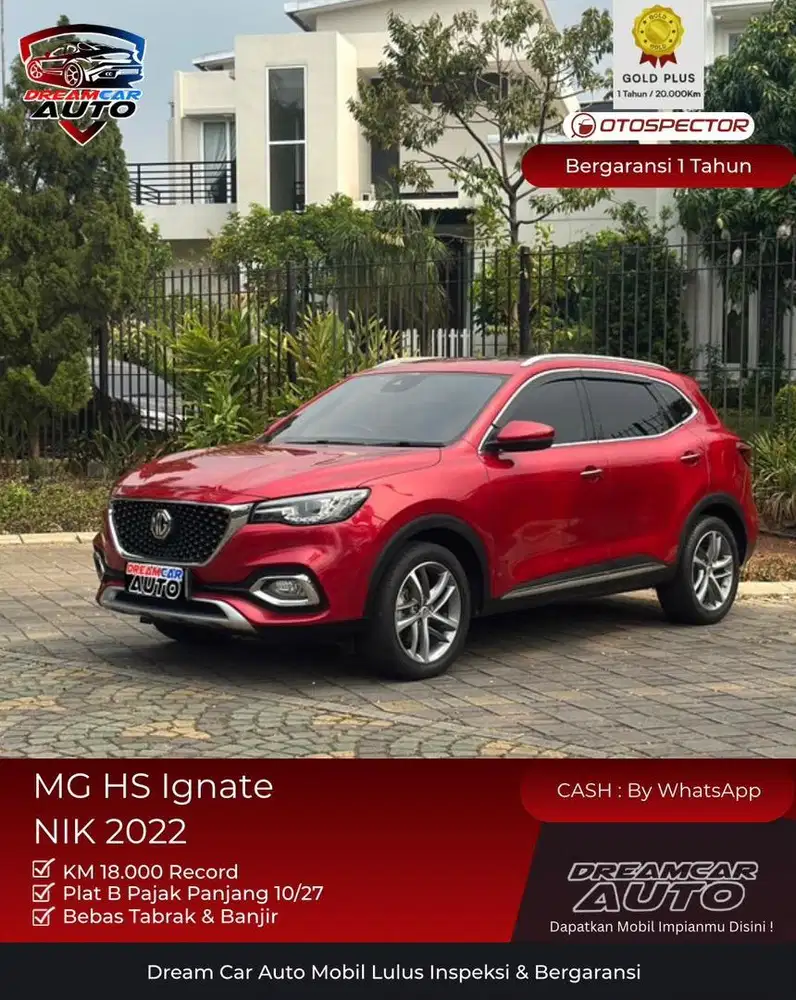 [ LOW KM 18rb ] MG HS IGNITE 2022 sunroof panoramic non ismart excite