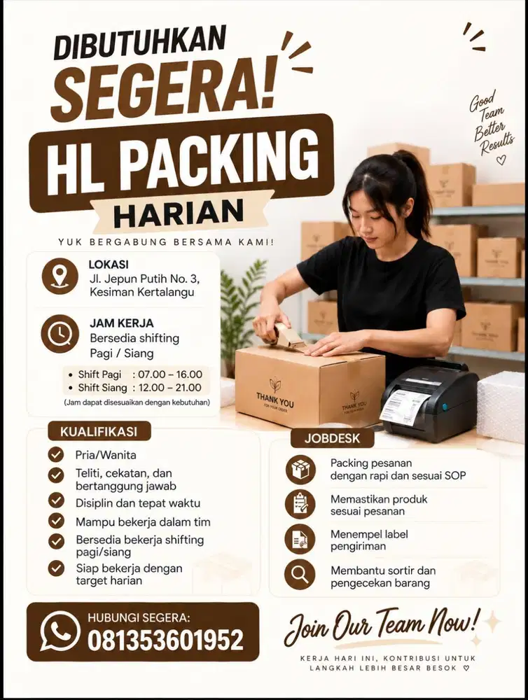 Tenaga Packing Harian
