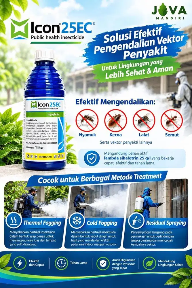 Cairan Racun Serangga Pest Control Balikpapan - ICON 25EC INSEKTISIDA