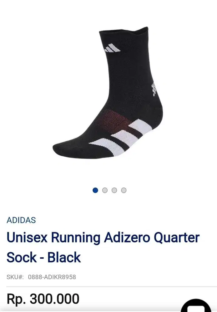 Kaos kaki Running Adidas Adizero Ori New