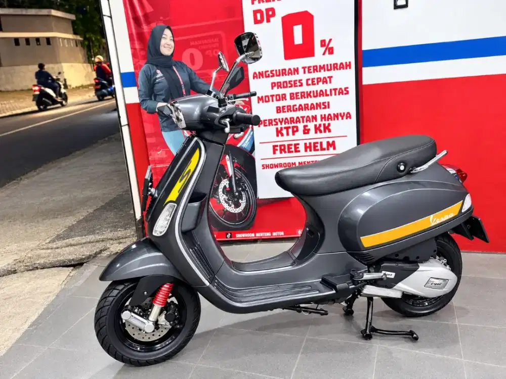 VESPA S I GET 125 KREDIT MURAH DP 1JUTAAN