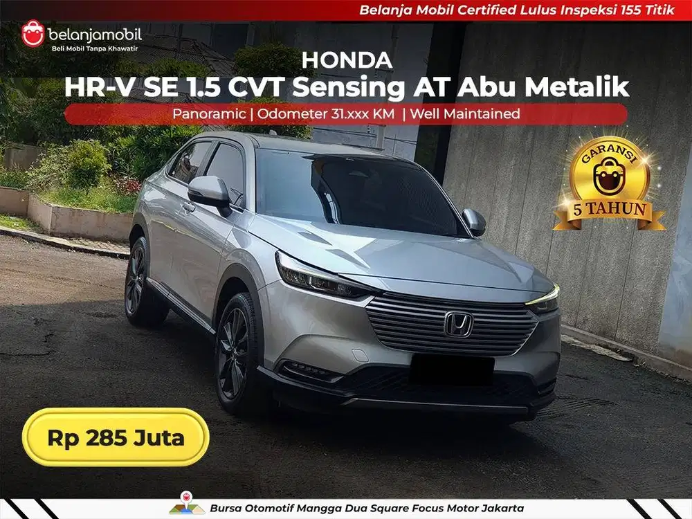 [ GARANSI 5THN ] Honda HRV HR-V HR V SE 1.5 Sensing 2021/2022/2023