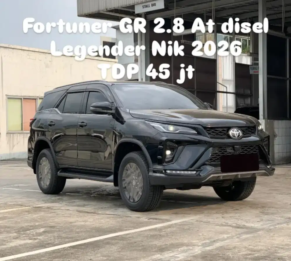 Fortuner GR 2.8 AT 4x2 Legender TDP 45 Jt