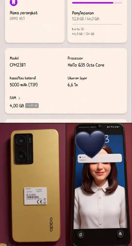 Di jual oppo a57