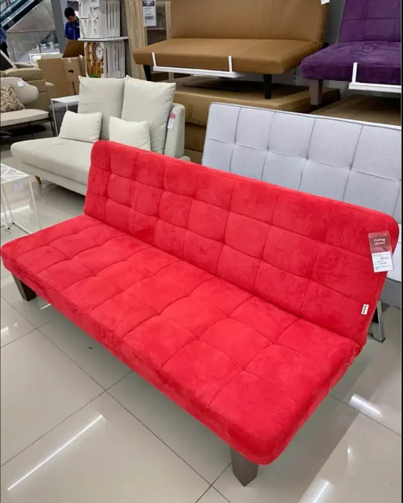 Jual Murah Sofa Bed Gwinston Merah