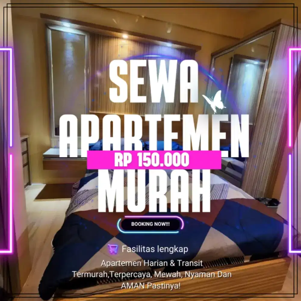 SEWA APARTEMEN TRANSIT/HARIAN GRAND KAMALA LAGOON BEKASI
