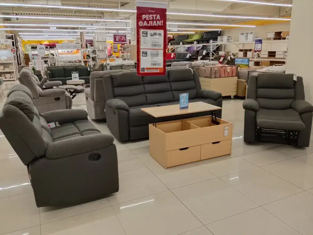 CEPAT HABIS! PROMO BESAR SOFA / SOFA RUANG TAMU / RECLINER SET