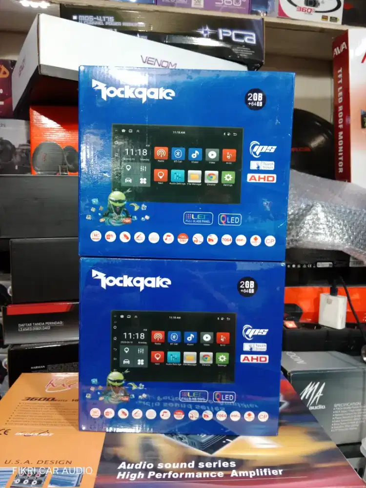PLES PASANG Head Unit Android ROCKGATE seri RGM-7510 7 2/64 QLED OS13
