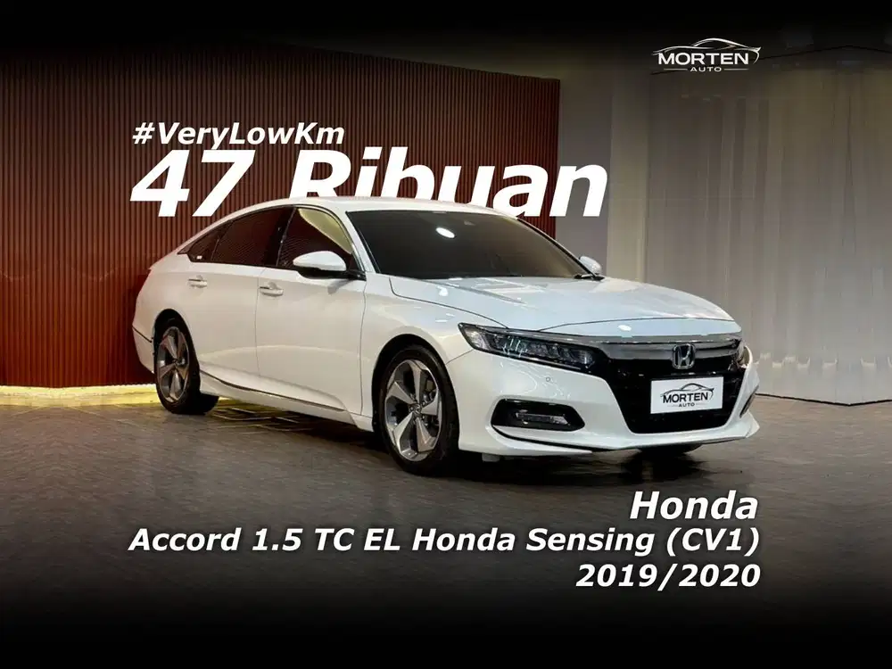 [Very Low Km!!!] Honda Accord 1.5 TC EL Honda Sensing (CV1) 2019/2020