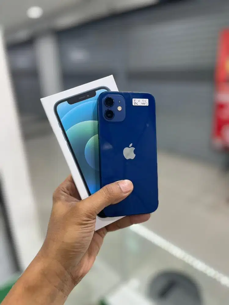 Iphone 12 64gb beacukai all operator aman antiblokir fullset