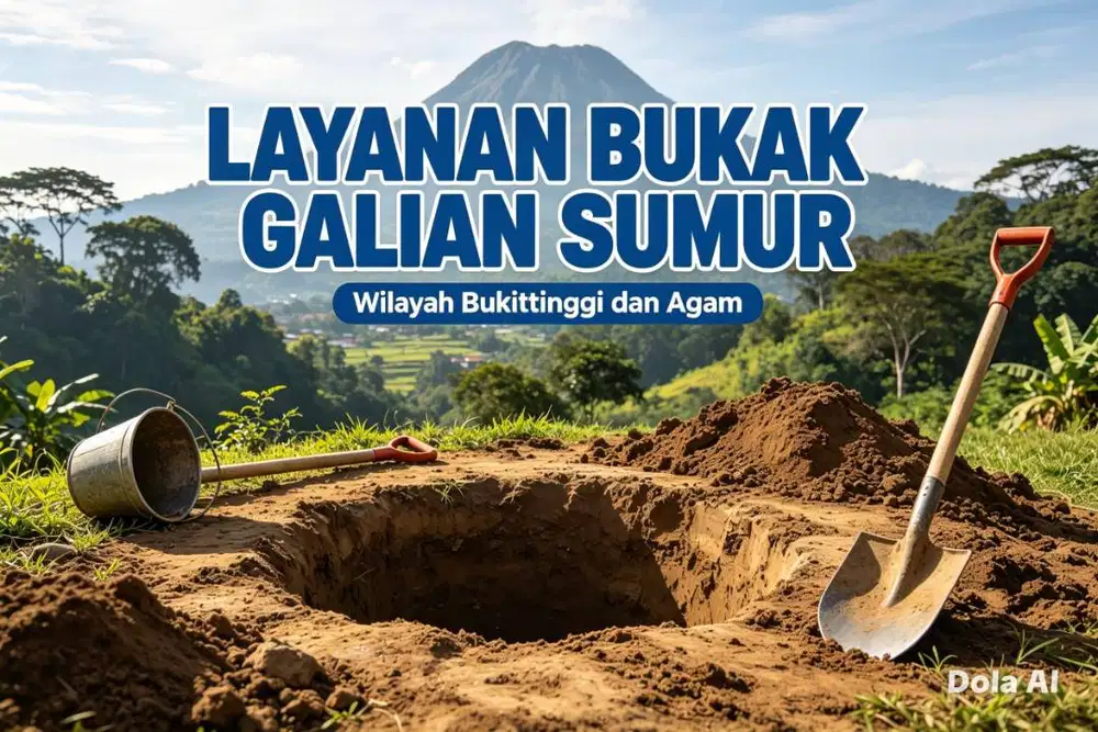 Menerima jasa menggali sumur untuk wilayah Bukittinggi, Agam