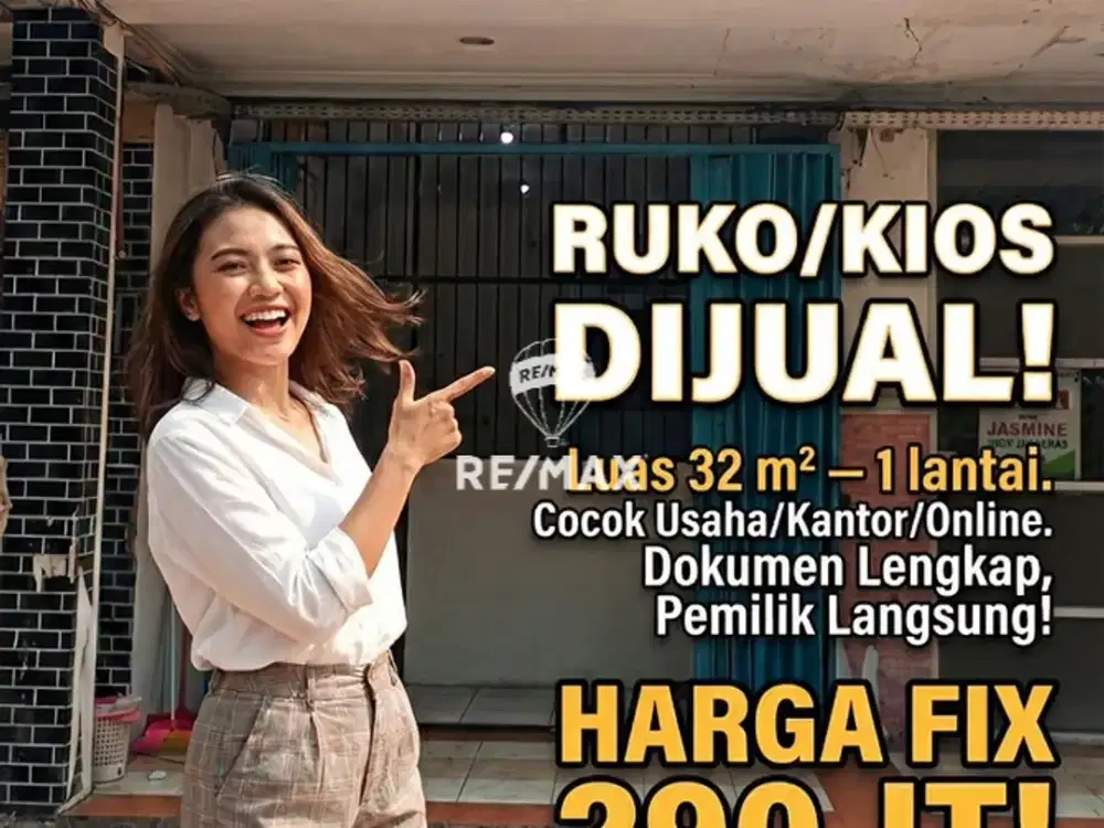 DIJUAL RUKO/KIOS DI DAERAH PASAR KEMIS TANGERANG