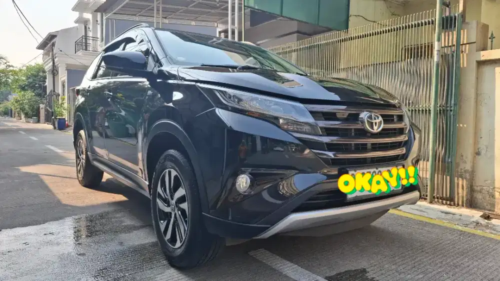 Km 56.230 Rush type G Hitam Metalik 2019 Manual.