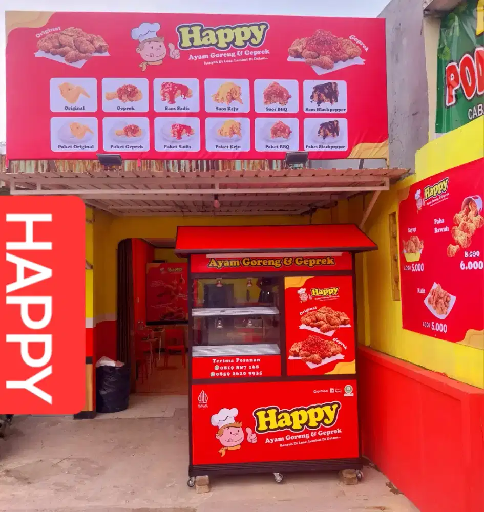 Cari jaga stand Chicken