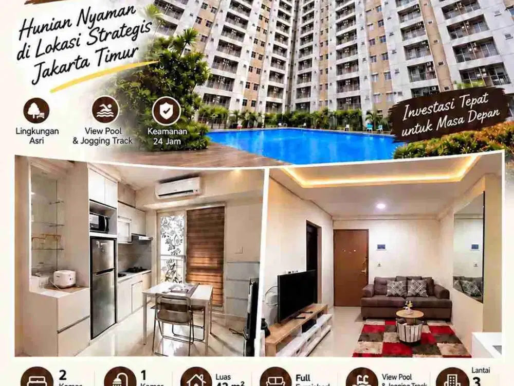 DIJUAL APARTMENT OAK TOWER PULO GADUNG JAKARTA TIMUR HARGA DIBAWAH NJOP