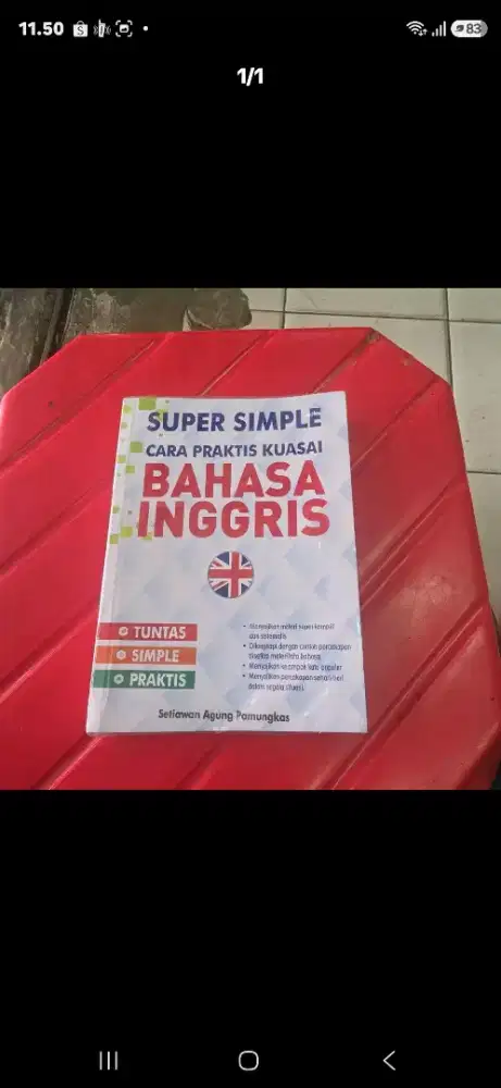 Buku Super Simple Cara Praktis Kuasai Bahasa Inggris Seken Bekas Pakai