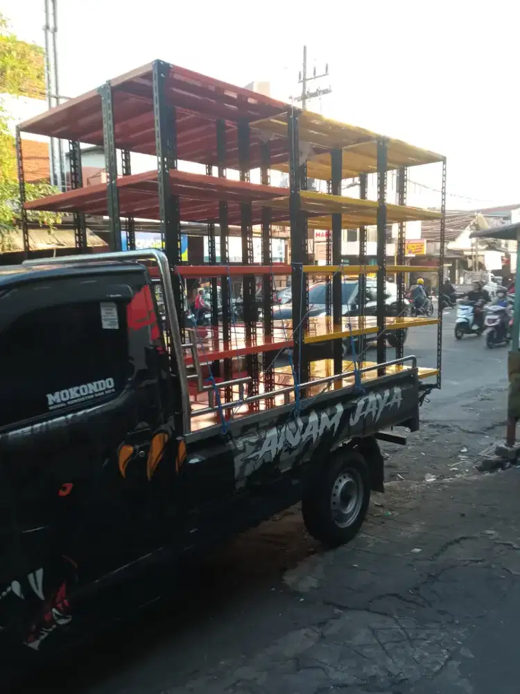 Rak besi rak gudang rak buku