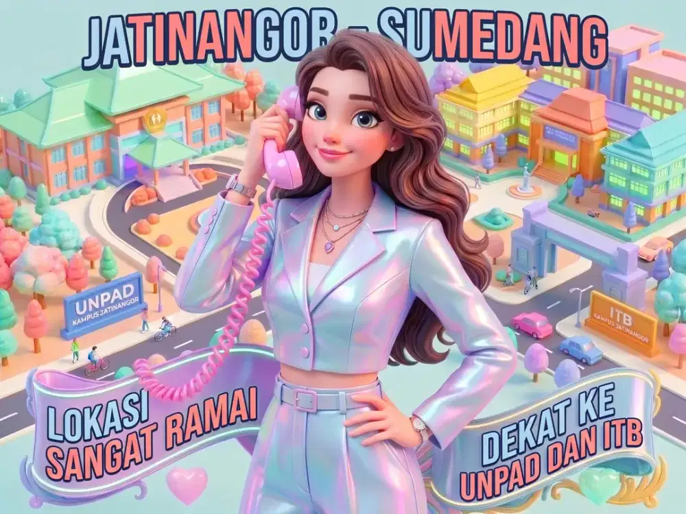 JUAL TANAH DI JATINANGOR, CIBIRU, CILEUNYI, SUMEDANG.