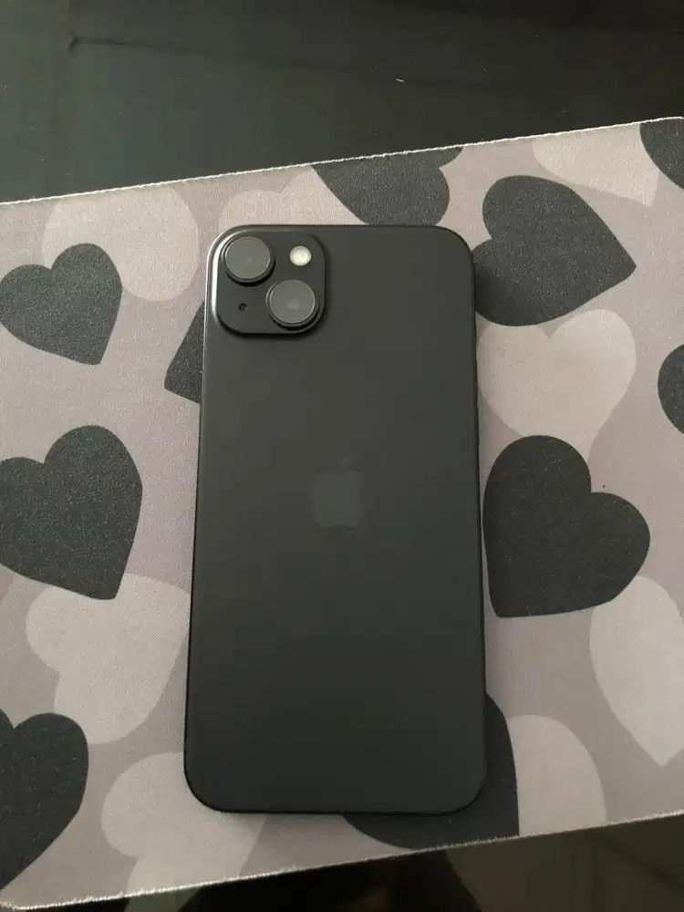 iphone 15 plus hitam 128 ex ibox masih ada garansi