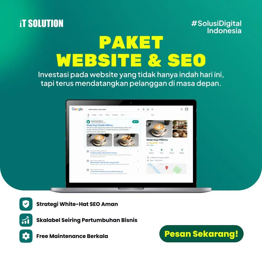 Paket Website Profesional & SEO untuk Bisnis