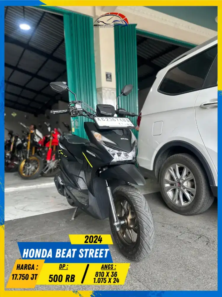 HONDA BEAT STREET 2024 PLAT AG READY LURR HIKMAH MOTOR KEPUH MALANG