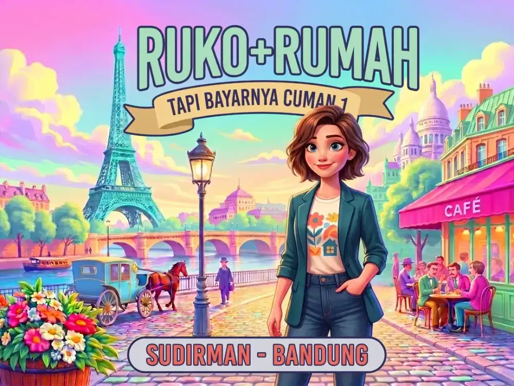 JUAL RUKO DI JAMIKA, SUDIRMAN, BANDUNG KOTA.
