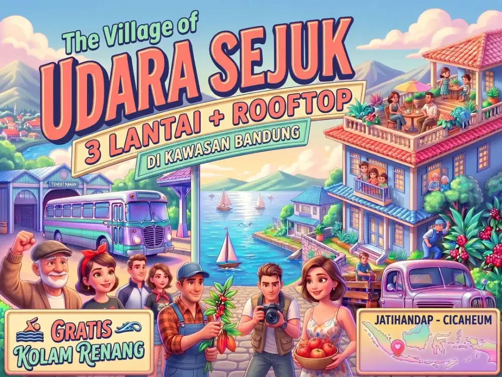 JUAL RUMAH DI JATIHANDAP, CICAHEUM, BANDUNG TIMUR.
