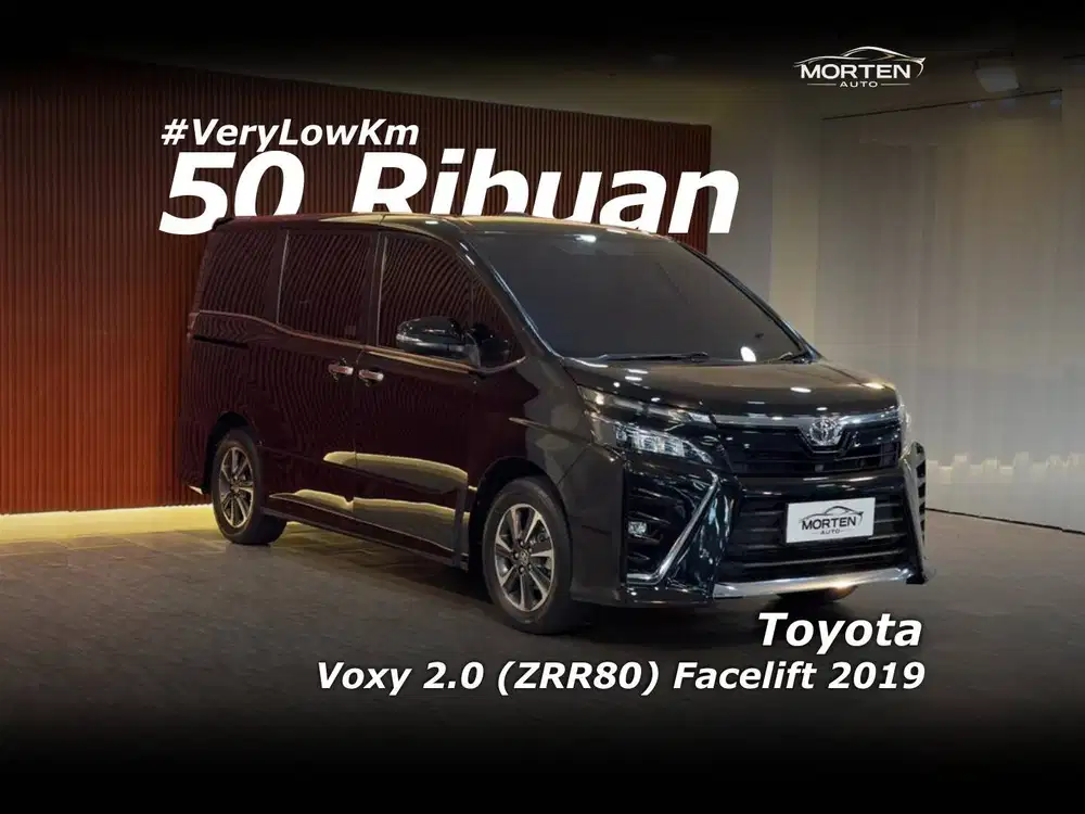[Very Low Km!!!] Toyota Voxy 2.0 (ZRR80) Facelift 2019