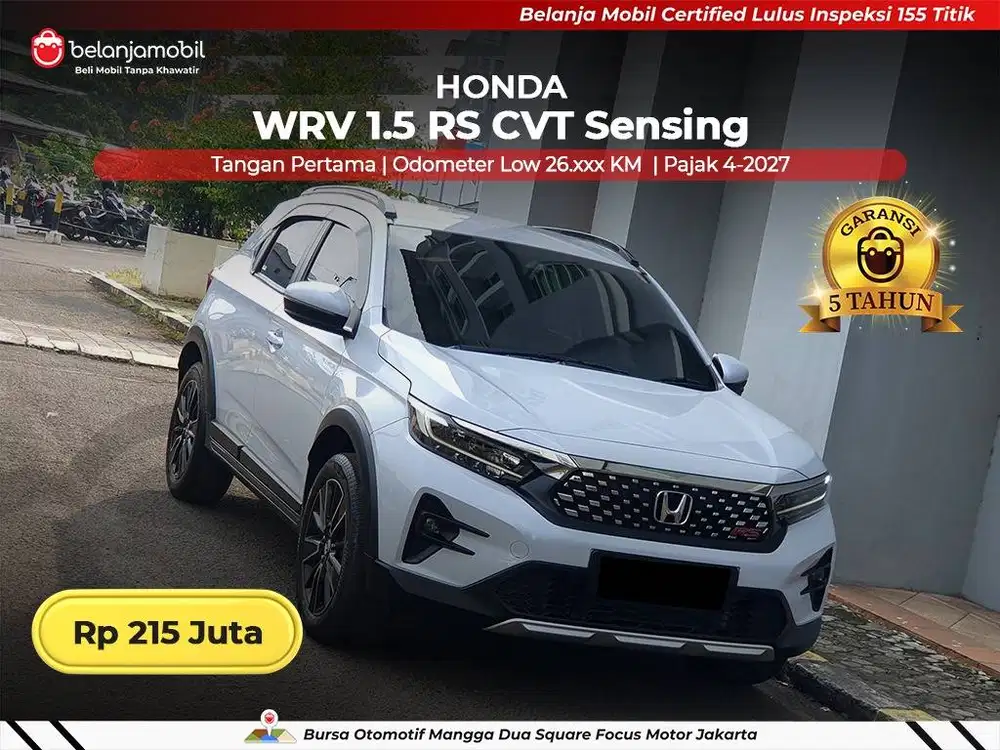 [ GARANSI 5THN LOW KM ] Honda WR-V WRV WR V RS Sensing 2022/2023/2024