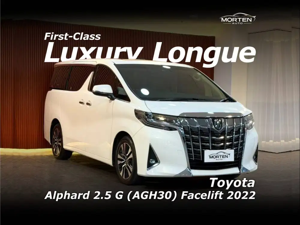 [VERY Low Km!!!] Toyota Alphard 2.5 G ATPM (AGH30) Facelift 2022