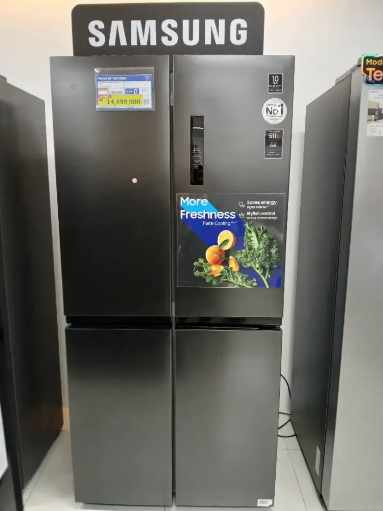 KULKAS SAMSUNG REFRIGERATOR SBS 511 L BLACK