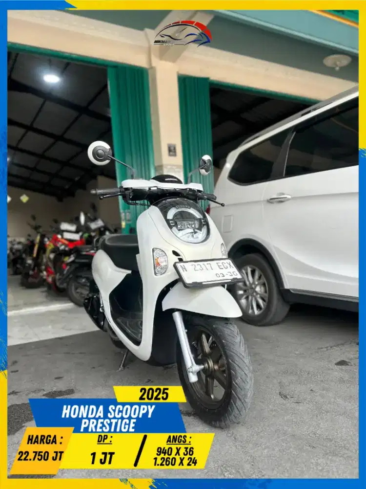 HONDA SCOOPY PRESTIGE 2025 READY LURR HIKMAH MOTOR KEPUH MALANG