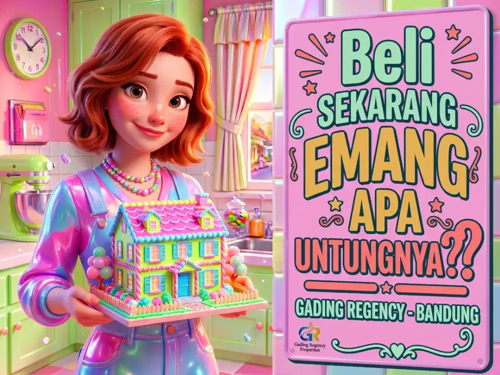 JUAL RUMAH DI GADING REGENCY, ARCAMANIK, SOEKARNO HATTA, BANDUNG TIMUR.