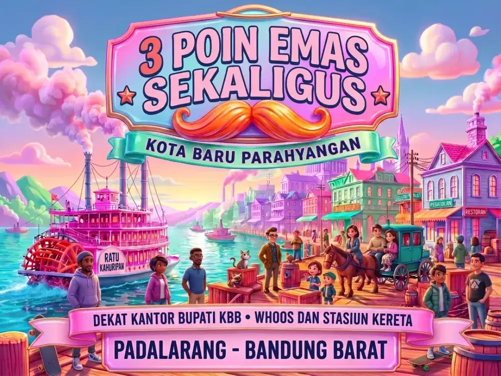 JUAL TANAH DI NGAMPRAH, PADALARANG, KOTA BARU PARAHYANGAN, BANDUNG BARAT.