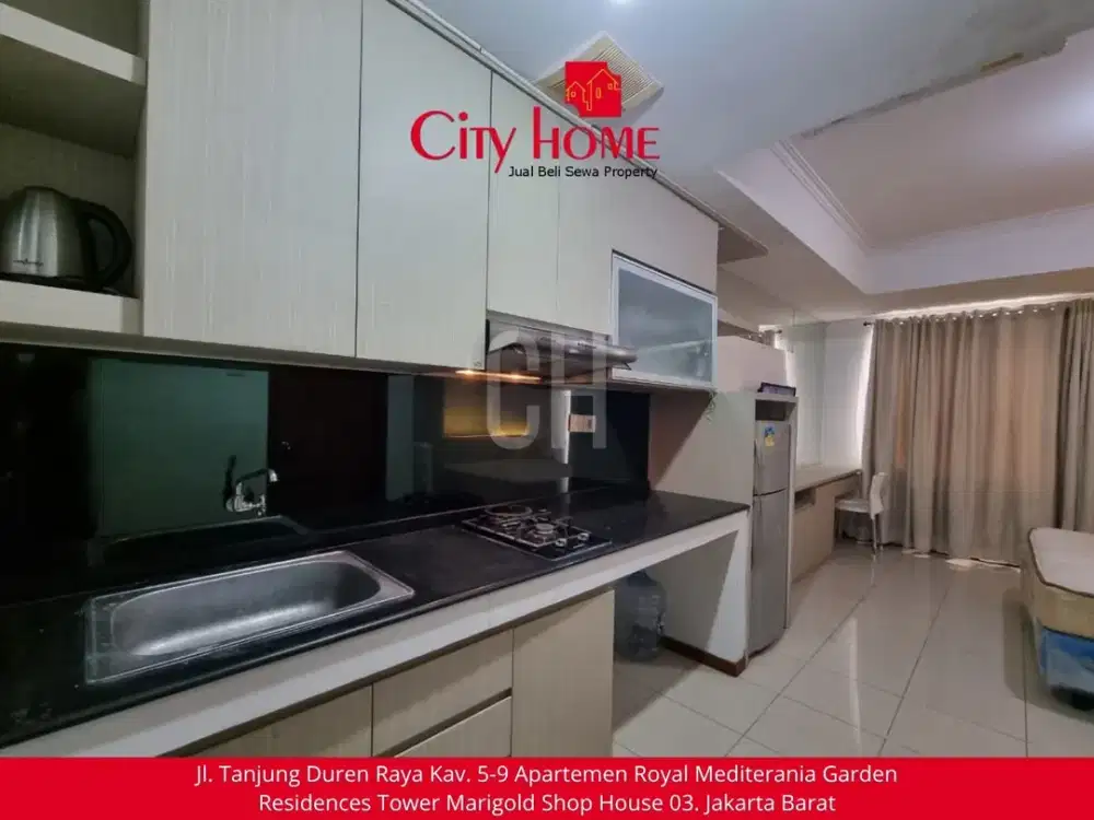 Disewakan Apartemen Studio Furnished di Royal Mediterania Garden Podomoro City