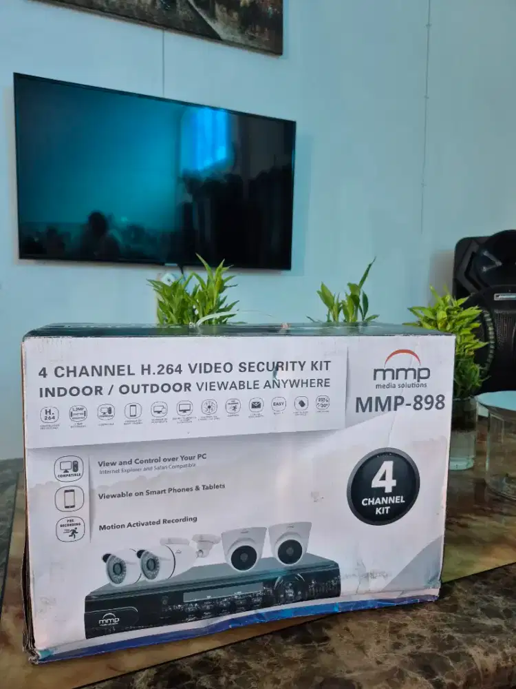 Cctv 4 titik camera