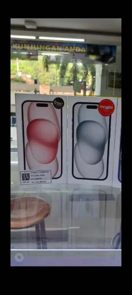 Iphone 15 BNIB pink hitam black BNIB garansi resmi tam ibox gdn blibli