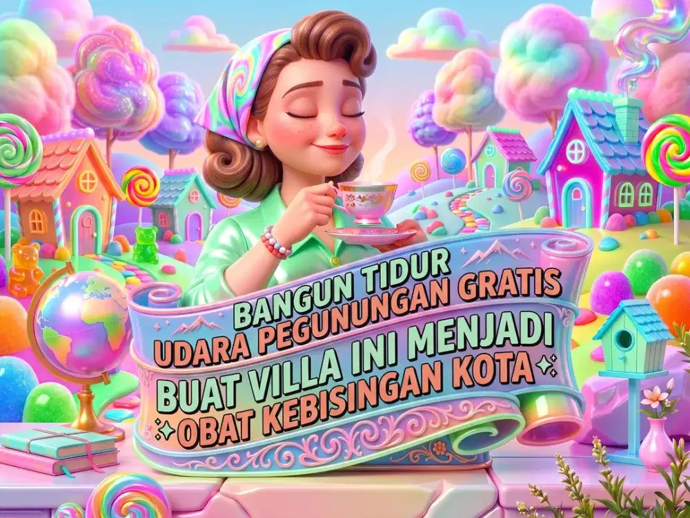 JUAL VILLA DI VILLA ISTANA BUNGA, KOLMAS, CIHANJUANG, BANDUNG BARAT.