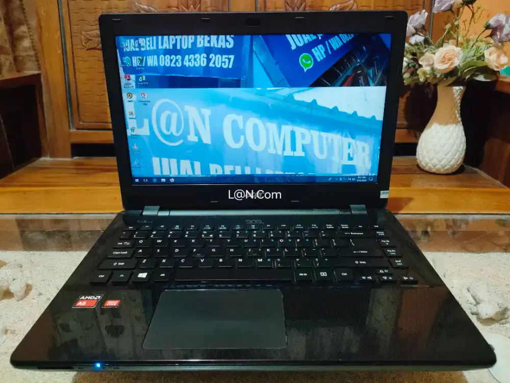 Laptop Acer E5 Amd A6 mulus Normal