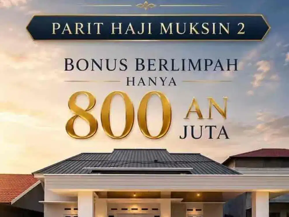 Rumah Siap Huni Type 120 Murah