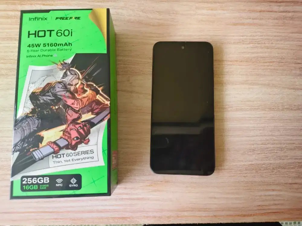 Infinix Hot 60i 8/256 Hitam