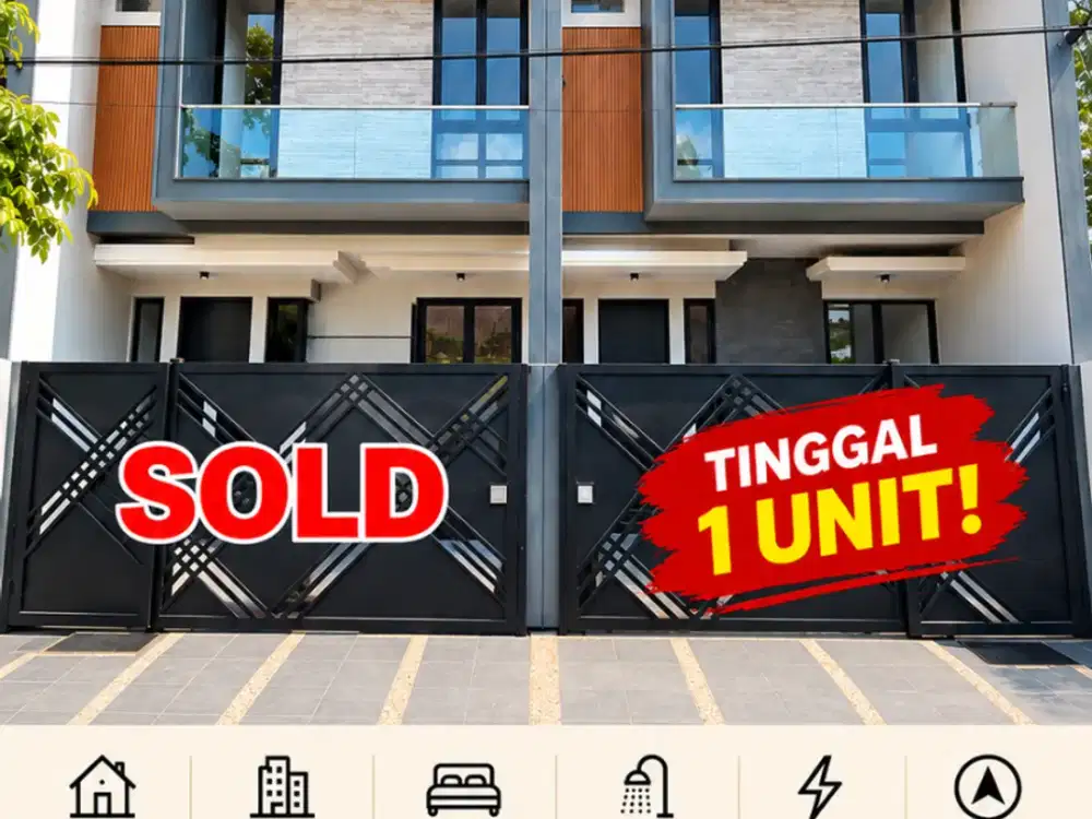 DIJUAL RUMAH BARU GRESS DI MANYAR TIRTOYOSO