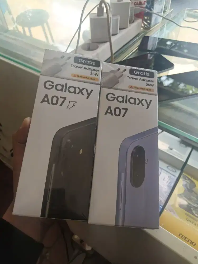 New Samsung A07 4/64 garansi resmi 1 tahun