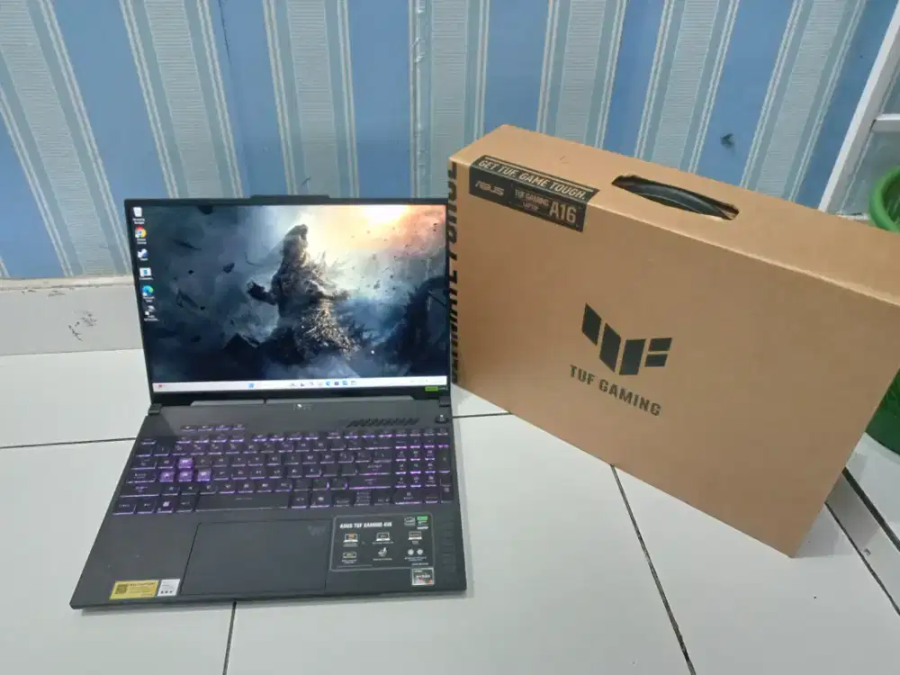 jual laptop asus tuff a16, cocok untuk kuliah gaming bisa banget