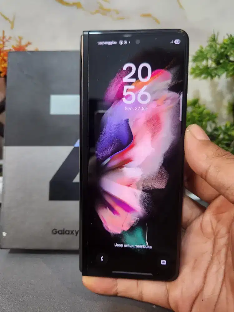 SAMSUNG Z FOLD 3 5G RAM 12/256GB ORIGINAL SEIN MULUS NORMAL