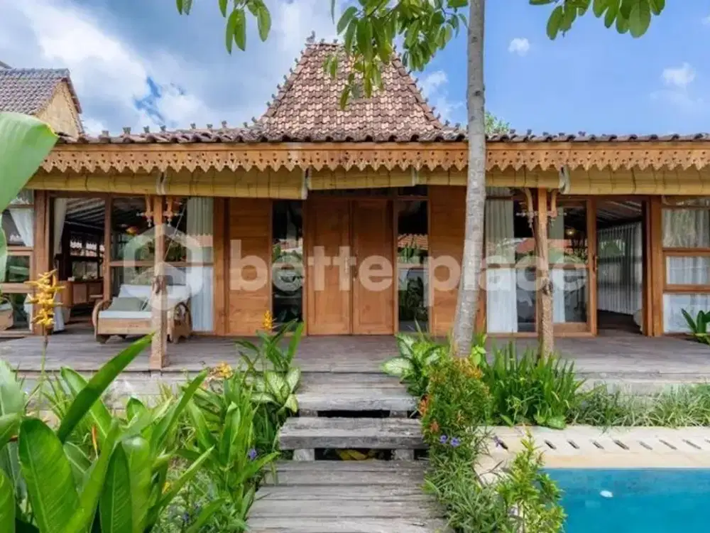 Two Terraces, One Pool, Endless Green — Authentic Joglo 2-Bed Villa Moments from Ubud's Cafés and Yoga Studios