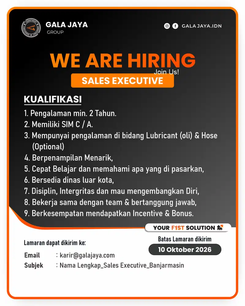 Lowongan Kerja Team Marketing - Multimeda - Sales