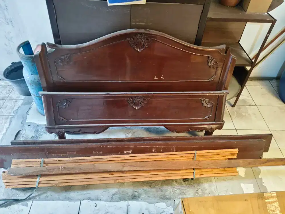 Dijual Dipan Kayu Jati 100x200 - model jepara